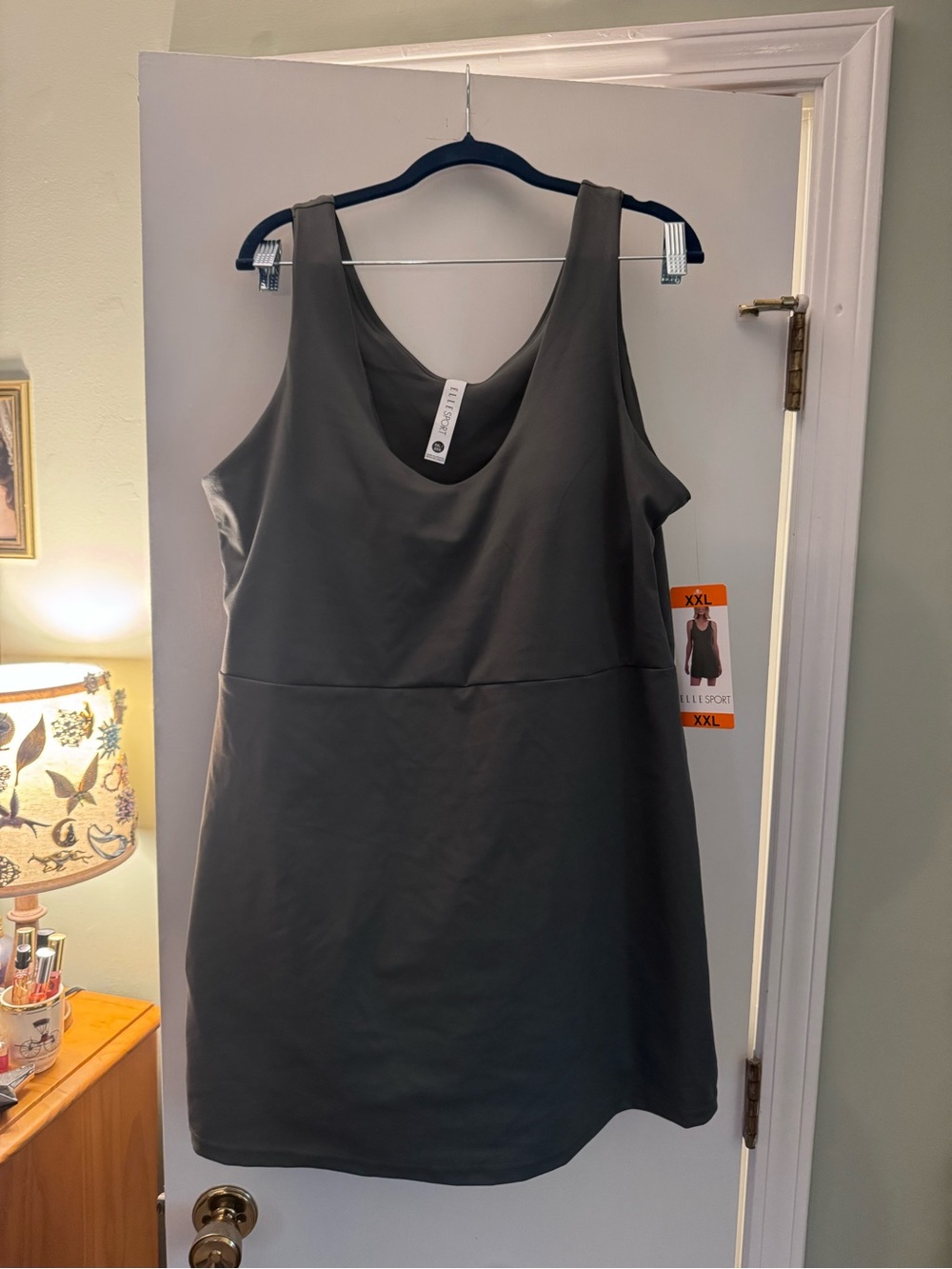Hunter Green Sleeveless Shift Dress